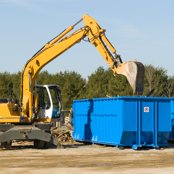 can i request a rental extension for a residential dumpster in Rentz